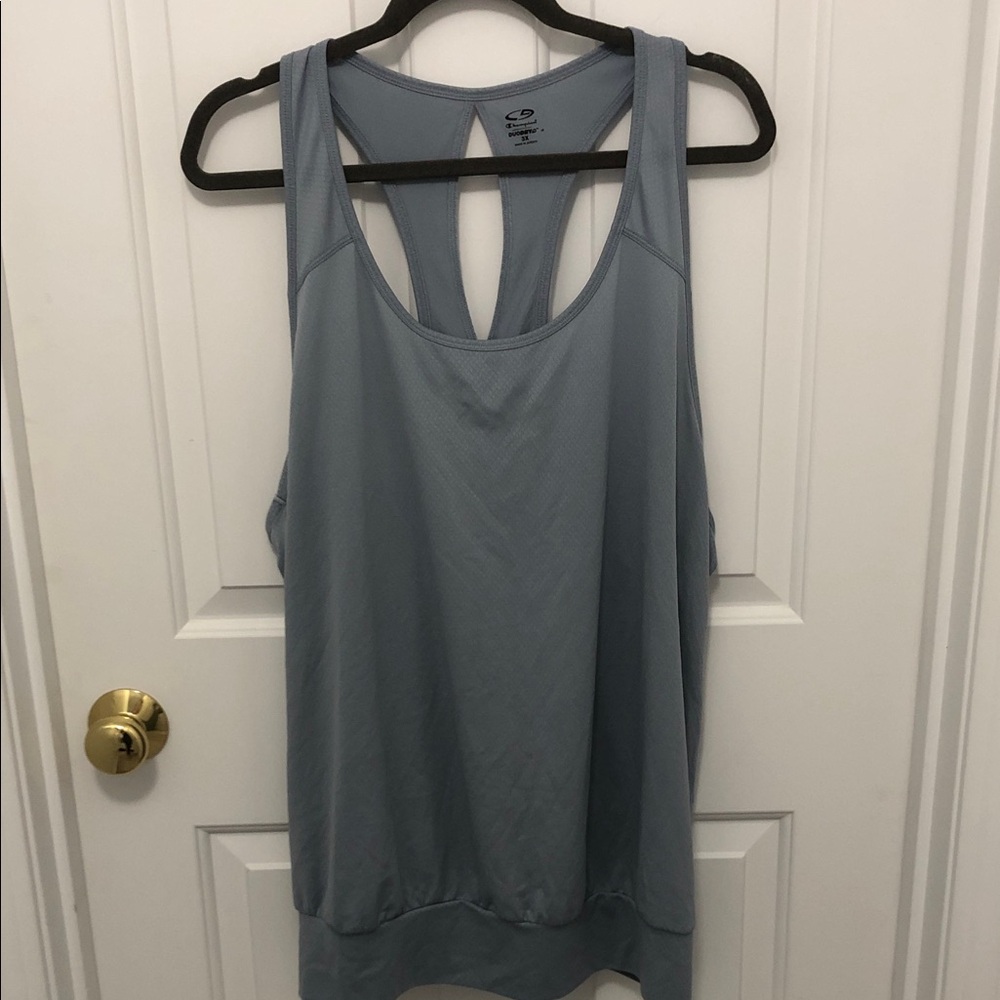 Champion Dusty Blue Racerback Performance Tank - Picture 1 of 6